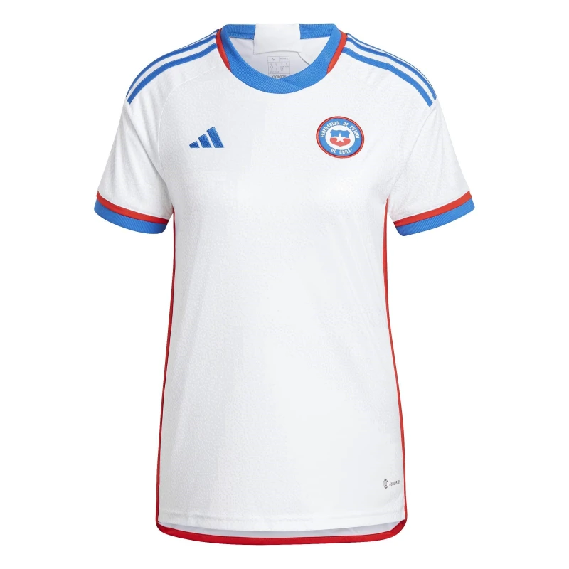 Image of adidas Chile Away Shirt 2022 Womens - White White 2XS