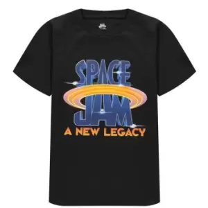 Image of Space Jam Jam Logo T Shirt Junior - Black