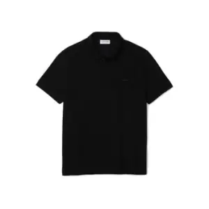 Image of LACOSTE Paris Polo Shirt - Black