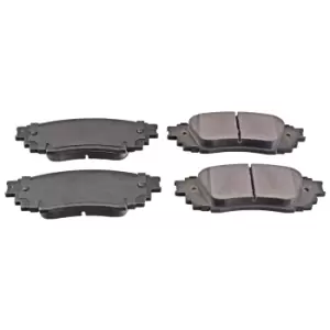 Image of Brake Pad Set ADT342227 by Blue Print rear axle