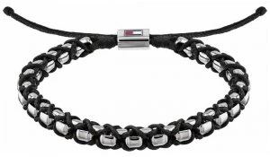 Image of Tommy Hilfiger Stainless Steel Metal Braided Bracelet Jewellery