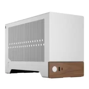 Image of Fractal Design Design Terra Silver SFF PC Case Mini ITX Walnut...
