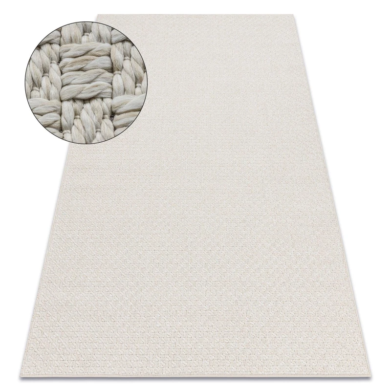 Image of RugsX Carpet Origi 3661 Cream - Flat-Woven Sisal String 116X170 Cm