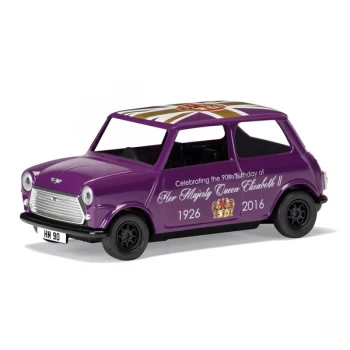Image of Austin Mini The 90th Birthday of HM QE II Corgi 1:36 Model Car