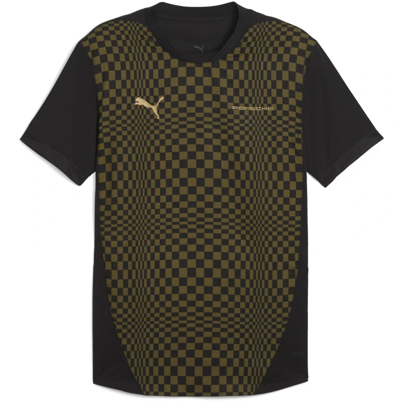Image of Puma Pl Jersey 911 Spirit 70 T-Shirt Mens Olive Drab male S
