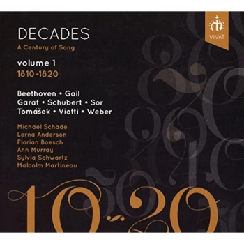 Image of Malcolm Martineau - Decades: A Century of Song - 1810-1820 CD
