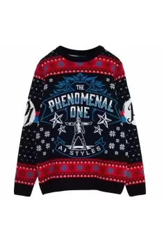 Image of Phenomenal A J Styles Knitted Christmas Jumper