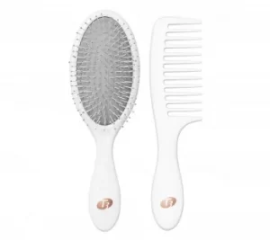 Image of T3 Detangle Duo Detangling Brush and Shower Comb Set
