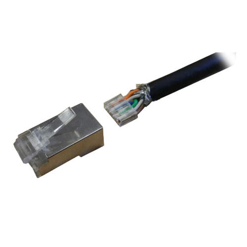 Image of Cablenet Cablenet Cat6 RJ45 FTP 50u Crimp Plug Stranded (2 Part) 22-2098A