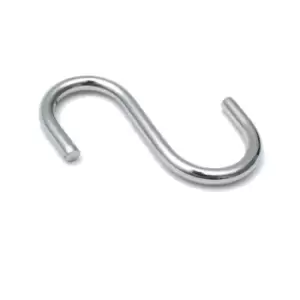 Image of Steel 's' Hooks Kitchen Hook Meat Airer Dryer Garage Tool - Pack of 10