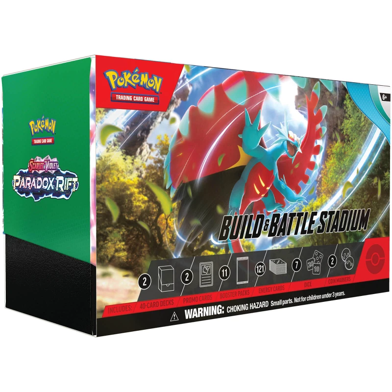 Image of Pokemon Trading Card Games: Scarlet & Violet 4 - Paradox Rift - Build & Battle Stadium
