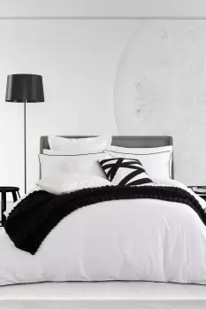 Image of 'Mahina' Cotton Percale Duvet Cover