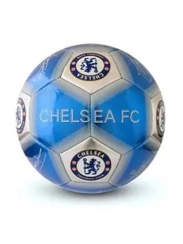 Image of Chelsea Size 5 Metallic Signature Football