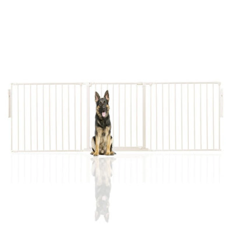 Image of Bettacare Premium Multi Panel Flexible Pet Barrier, Up To 226Cm Wide, White, 70Cm High