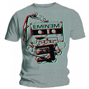 Image of Eminem Tape Mens Small T-Shirt - Grey