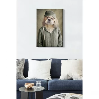 Image of Kanvas Tablo (50 x 70) - 36 Multicolor Decorative Canvas Painting