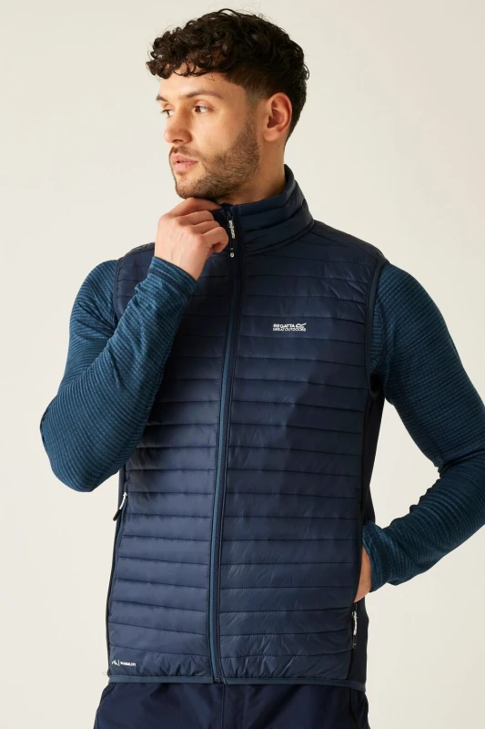 Image of Regatta Regatta Men Andreson Hybrid Bodywarmer in Navy Size: Medium Navy M Male 5063516154839
