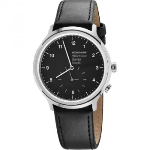 Image of Unisex Mondaine Helvetica Regular 2nd Time Zone Watch