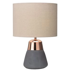 Image of Village At Home Jasper Table Lamp - Copper