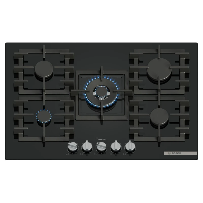 Image of Bosch Series 6 PPQ7A6I40 75cm Gas Hob - Black