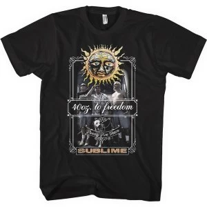 Image of Sublime - 25 Years Unisex Medium T-Shirt - Black