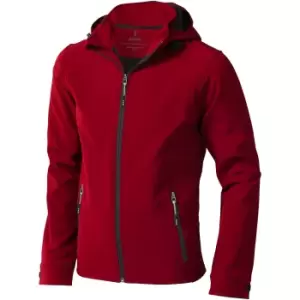 Image of Elevate Mens Langley Softshell Jacket (S) (Red)