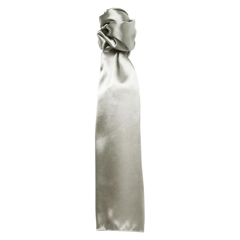 Image of Premier Premier Men Colours Plain Scarf in Silver Silver One Size Male 5063470683239