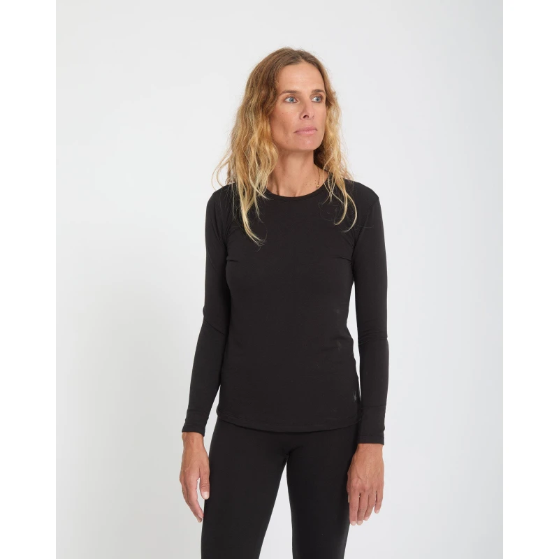Image of Spyder Womens Baselayer Set Black female 10 (S)