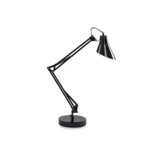 Image of Sally 1 Light Desk Lamp Black, E27