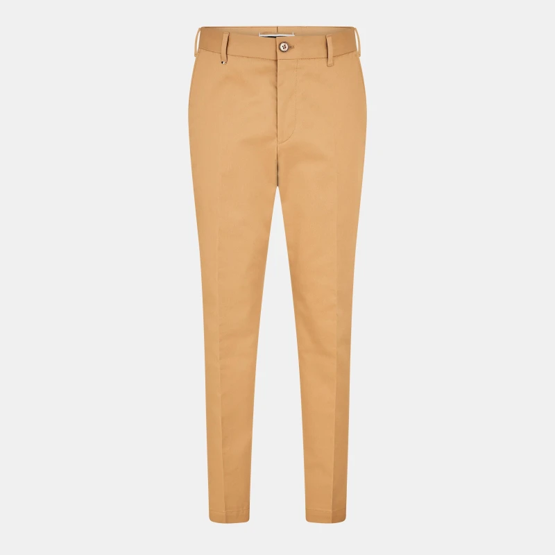 Image of Boss Mens Tailored Straight Leg Trousers Medium Beige male 28W R