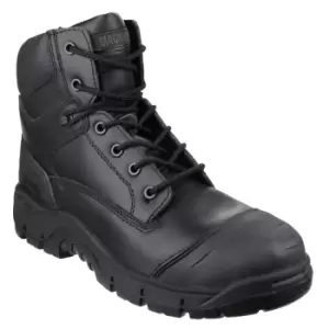 Image of Magnum Mens Roadmaster Leather Safety Boots (5 UK) (Black)