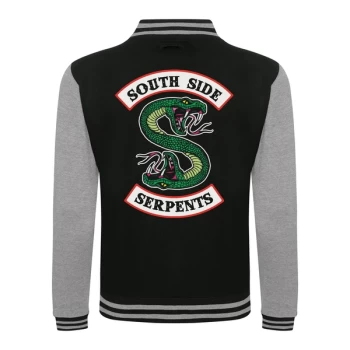 Image of Riverdale - South Side Serpants Unisex XX-Large Varsity Jacket - Black