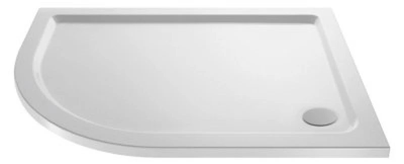 Image of Balterley Premium Shower Tray - Left Hand Offset Quadrant - 1000mm x 900mm - White White