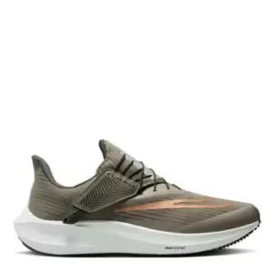 Image of Nike Air Zoom Pegasus 39 FlyEase Womens Easy On/Off Road Running Shoes - Green