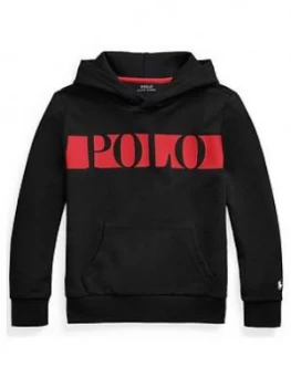 Image of Ralph Lauren Boys Polo Hoodie - Black, Size 10-12 Years, M