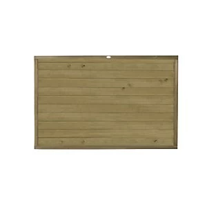 Image of Forest Garden Pressure Treated Tongue & Groove Horizontal Fence Panel - 6 x 4ft Pack of 4