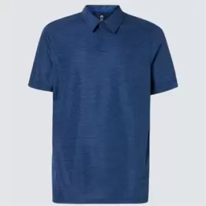 Image of Oakley Aero Ellipse Polo Shirt Mens - Blue