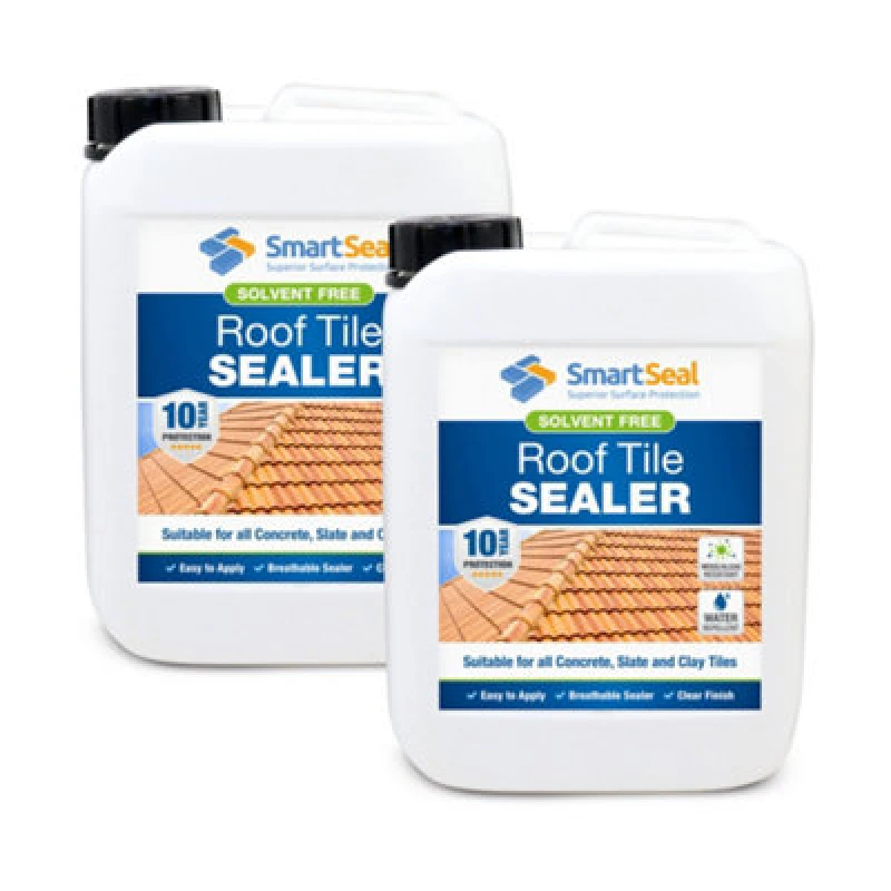 Image of SMARTSEAL Roof Tile Sealer - Impregnating - 2 x 5 Litre SM-ROFTIL-2X5