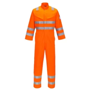 Image of Araflame Hi Vis Flame Resistant Overall Orange 3XL 32"