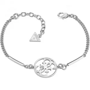 Image of Ladies Guess Rhodium Plated Miss Divine Bracelet