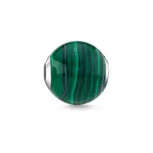 Image of Thomas Sabo Green Malachite Stone Karma Bead K0296-475-6