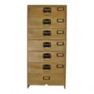 Image of Tall Wooden Chest of Drawers