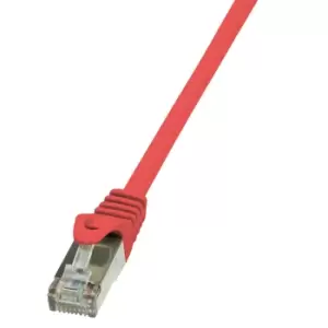 Image of LogiLink 3m Cat.5e F/UTP networking cable Red Cat5e F/UTP (FTP)