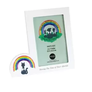 Image of Rainbow Bridge Friends 2350 Cat Photo Frame Portrait