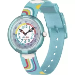 Image of Childrens Flik Flak Rainbow Dreams Colour My Life Watch
