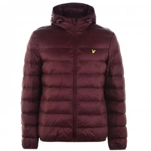 Image of Lyle and Scott Lightweight Padded Jacket - Burgundy 865