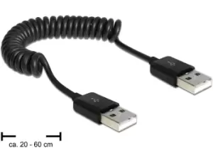 Image of DeLOCK 83239 USB cable 0.6 m USB 2.0 USB A Black