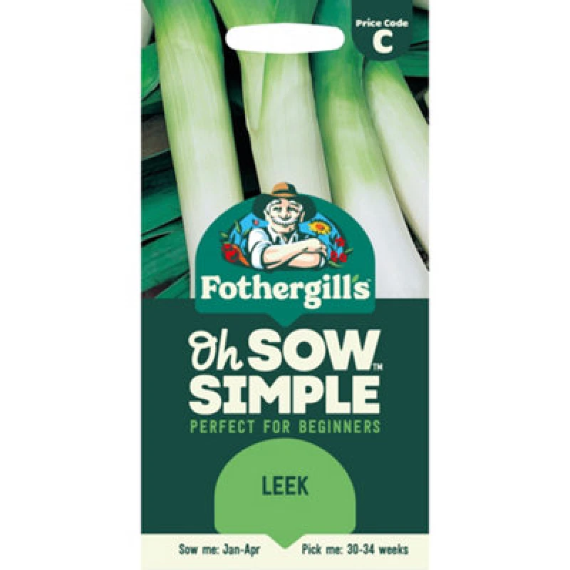 Image of Mr Fothergills Oh Sow Simple Leek Vegetable Seeds