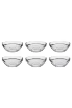 Image of Set of 6 Lys Round Stacking Bowls 9cm