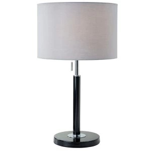 Image of Village At Home Madaline Table Lamp - Black/Grey